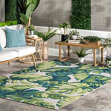 nuLOOM Lisa Floral Indoor/Outdoor Area Rug