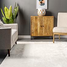 nuLOOM Loni Solid Machine Washable Shag 4' x 6' Area Rug