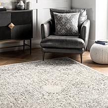 nuLOOM Minta Vintage Transitional Area Rug - 8' x 10' Grey