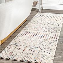 nuLOOM Moroccan Blythe Area Rug - 2' 6" x 6' Light Multi