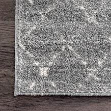 nuLOOM Moroccan Blythe Area Rug - 2' 8" x 8' Dark Gray
