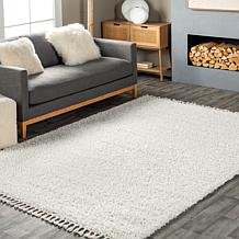 nuLOOM Neva Modern Tasseled Shag 6' 7" x 9' Area Rug 