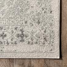 nuLOOM Odell Faded Vintage Area Rug - 6' 7" x 9' Ivory