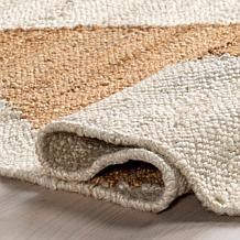 nuLOOM Pandora 3' x 5' Diamond Jute Area Rug