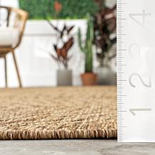 nuLOOM Ranya Tribal Indoor/Outdoor Area Rug 3' 6" x 5' Light Brown