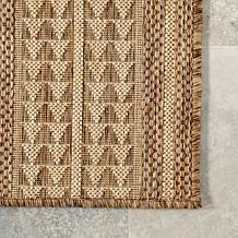 nuLOOM Ranya Tribal Indoor/Outdoor Area Rug 8' x 10' Light Brown