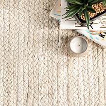 nuLOOM Rigo Hand Woven Farmhouse Jute Area Rug - 3'x5' Off White
