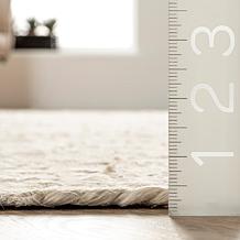 nuLOOM Rigo Hand Woven Farmhouse Jute Area Rug - 4' x 6' Off White