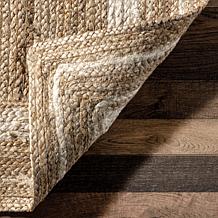 nuLOOM Rikki Coastal 2' 6" x 6' Braided Jute Area Rug