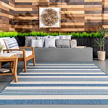 nuLOOM Robin 3' x 5' Multi Stripe Indoor/Outdoor Area Rug