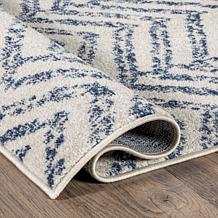 nuLOOM Rosanne Transitional Striped Area Rug - 2' 6" x 6' Blue