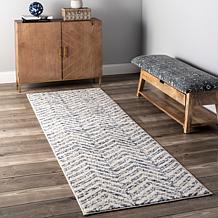 nuLOOM Rosanne Transitional Striped Area Rug - 2' 6" x 6' Blue