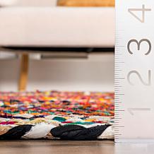 nuLOOM Tammara Bohemian Hand Braided Area Rug - 3' x 5' Multicolor