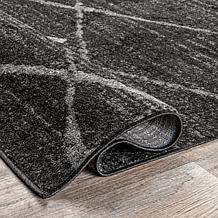 nuLOOM Thigpen Contemporary Area Rug - 2' 5" x 9' 5" Dark Gray