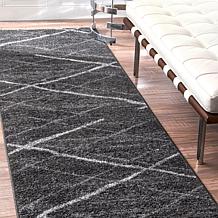 nuLOOM Thigpen Contemporary Area Rug - 2' 5" x 9' 5" Dark Gray