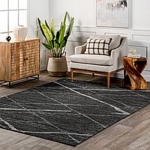 nuLOOM Thigpen Contemporary Area Rug - 4' x 6' Dark Gray