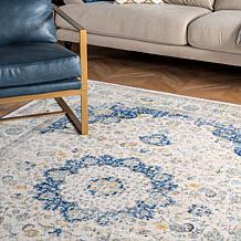 nuLOOM Verona Vintage Persian Area Rug - 8' x 10' Blue
