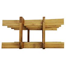 Oceanstar 12 Bottle Natural Bamboo Wine Rack