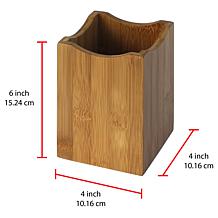 Oceanstar Bamboo Utensil Holder