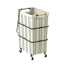 Oceanstar Rolling Laundry Basket