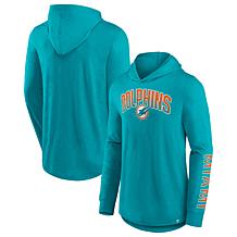 NFL Miami Dolphins Pullover Lightweight Terry Extra Long Hoodie