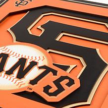 Officially Licensed MLB 3D Logo Series 12 x 12 Wall Art-San Francisco