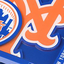 Officially Licensed MLB 3D Logo Series Coaster - New York Mets