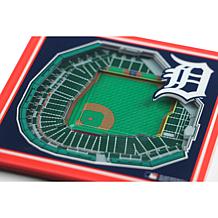 Officially Licensed MLB 3D StadiumViews Coasters - Detroit Tigers