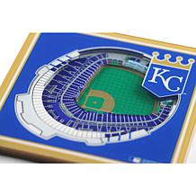 Officially Licensed MLB 3D StadiumViews Coasters - Kansas City Royals