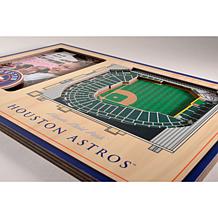 Officially Licensed MLB 3D StadiumViews Frame - Houston Astros
