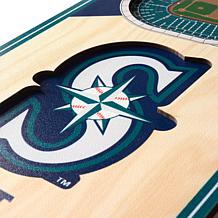 Officially Licensed MLB 6" x 19" 3-D Stadium Banner - Seattle Mariners