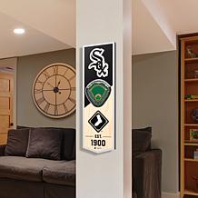 Officially Licensed MLB 6" x 19" 3D Stadium Banner - Chicago White Sox
