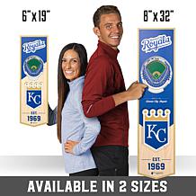 Officially Licensed MLB 6" x 19" 3D Stadium Banner- Kansas City Royals