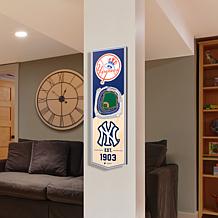 Officially Licensed MLB 6" x 19" 3D Stadium Banner - New York Yankees 