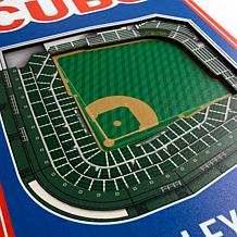 Officially Licensed MLB Chicago Cubs 3D Stadium Banner