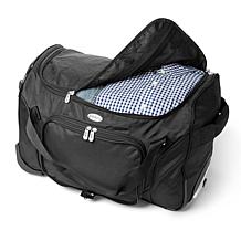 Officially Licensed MLB Houston Astros 22" Wheeled Duffel Bag