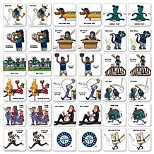 Officially Licensed MLB Licensed Memory Match Game - Seattle Mariners