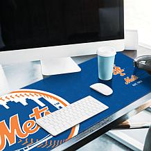 Officially Licensed MLB Logo Series Desk Pad - New York Mets