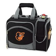 Officially Licensed MLB Malibu Picnic Basket Cooler - Baltimore