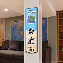 Officially Licensed MLB Miami Marlins 3D Stadium Banner - Marlins Park