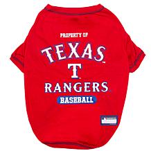Officially Licensed MLB PetsFirst Texas Rangers Tee Shirt
