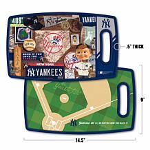 Officially Licensed MLB Retro Series Cutting Board - New York Yankees