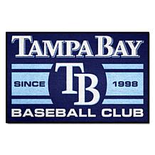 Officially Licensed MLB Tampa Bay Rays Uniform Mat 19" x 30"