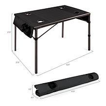 Officially Licensed MLB Travel Portable Folding Table -  Cleveland