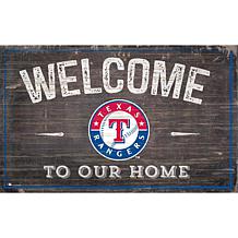 MLB 12 Distressed Circle State Sign Texas Rangers