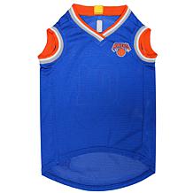 Officially Licensed NBA PetsFirst Knicks Basketball Mesh Jersey