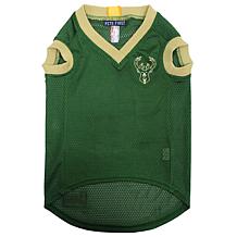 Officially Licensed NBA PetsFirst Milwaukee Basketball Mesh Jersey