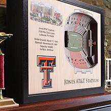 Officially Licensed NCAA 25-Layer 3-D Wall Art - Texas Tech Raiders