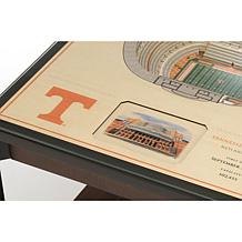 Officially Licensed NCAA 25-Layer StadiumViews End Table - Tennessee