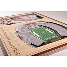 Officially Licensed NCAA 3-D Stadium Views Picture Frame - Bulldogs 